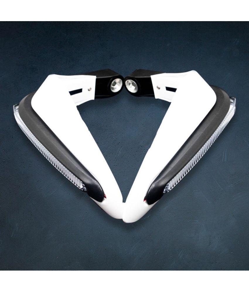     			Plain Bike Handguard (White)