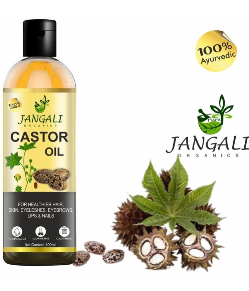     			Pure Jangali Organics Anti Hair Fall Castor Oil 100 ml ( Pack of 1 )