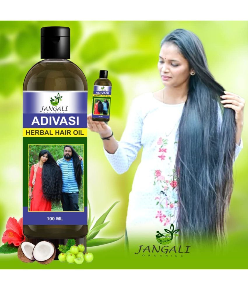     			PURE Jangali ORGANICS Adivasi herbal HAIR OIL FOR All Type of Hair Problem Growth 100ML