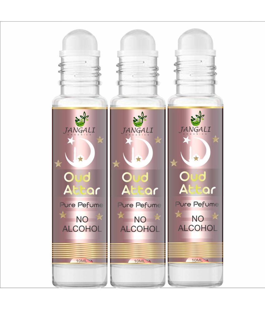     			Pure Jangali Organics Oud Non- Alcoholic Below 50ml Attar ( Pack of 3 )