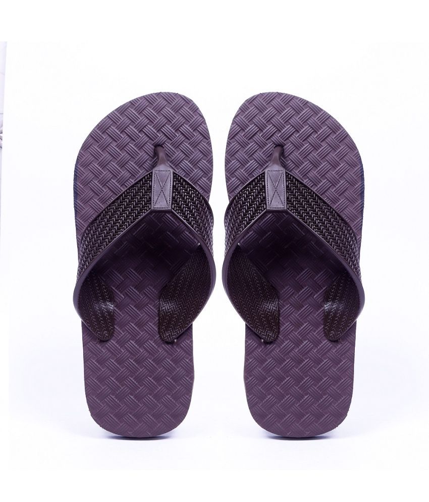     			Richale Purple Men's Thong Flip Flop