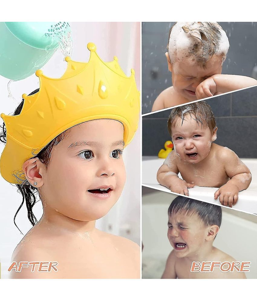     			inkpoint Yellow Plastic Shower Cap ( 1 pcs )