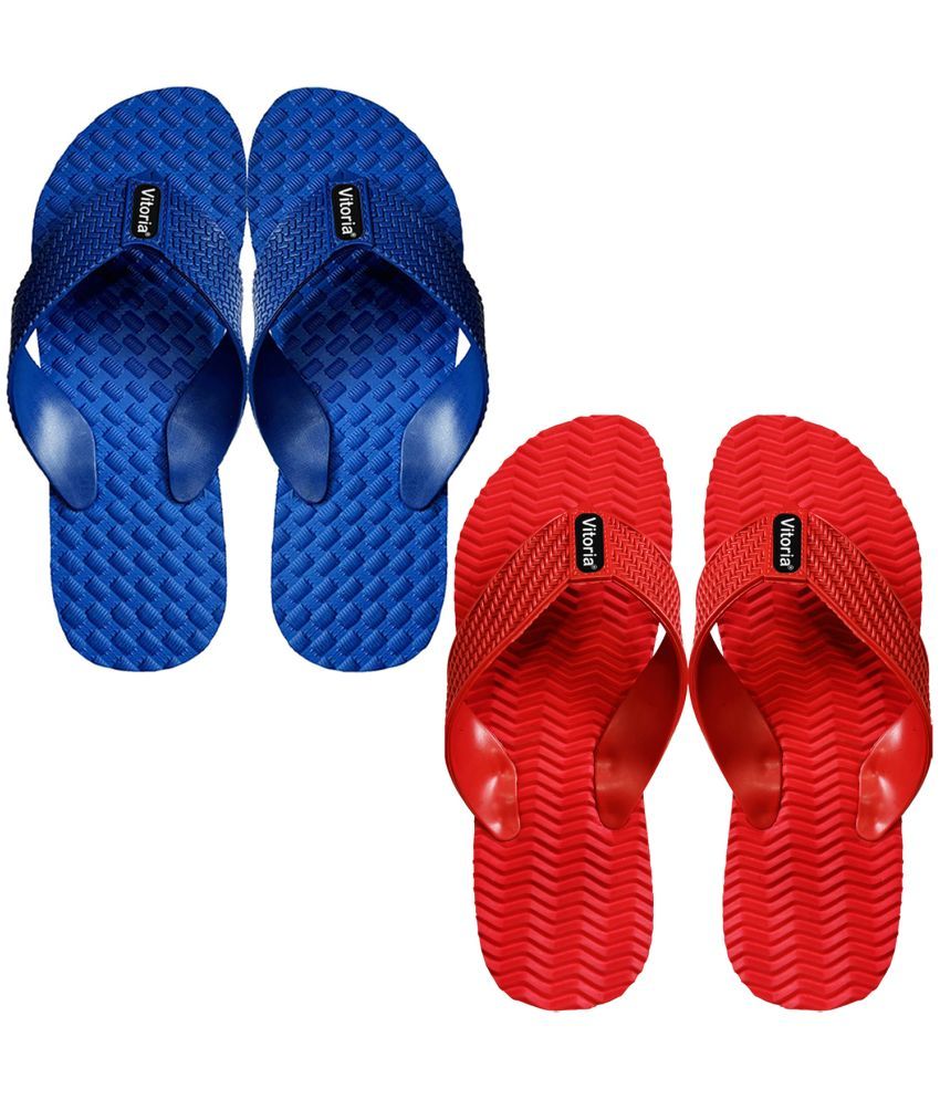     			vitoria Red Men's Thong Flip Flop