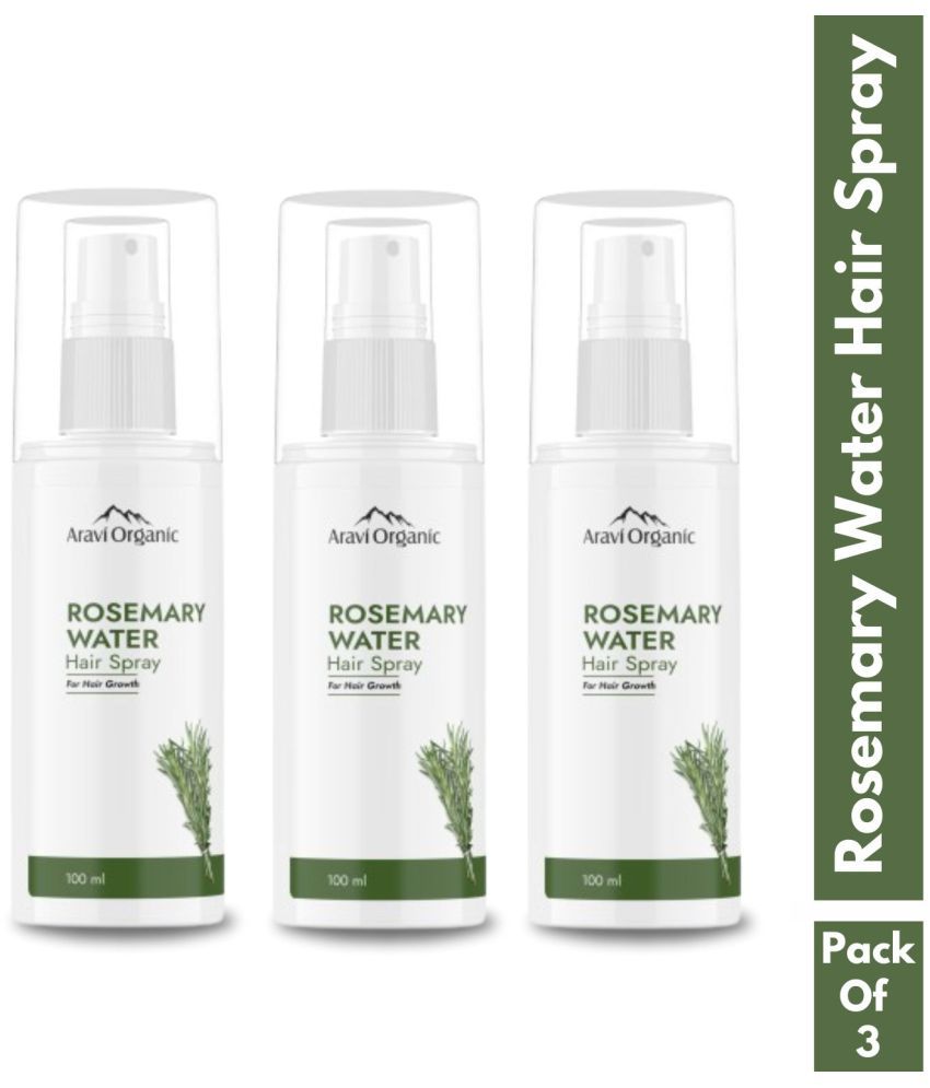     			Aravi Organic Rosemary Water For Hair Growth Hair Sprays 300 mL Pack of 3