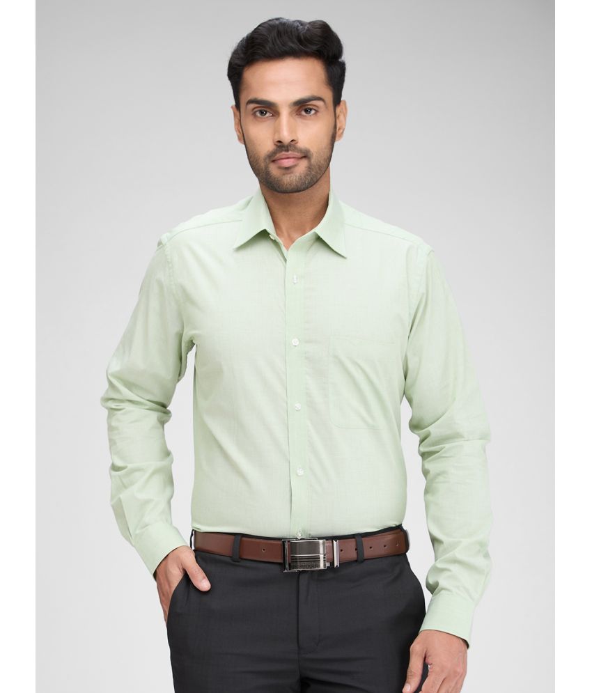     			Raymond Cotton Slim Fit Full Sleeves Men's Formal Shirt - Green ( Pack of 1 )