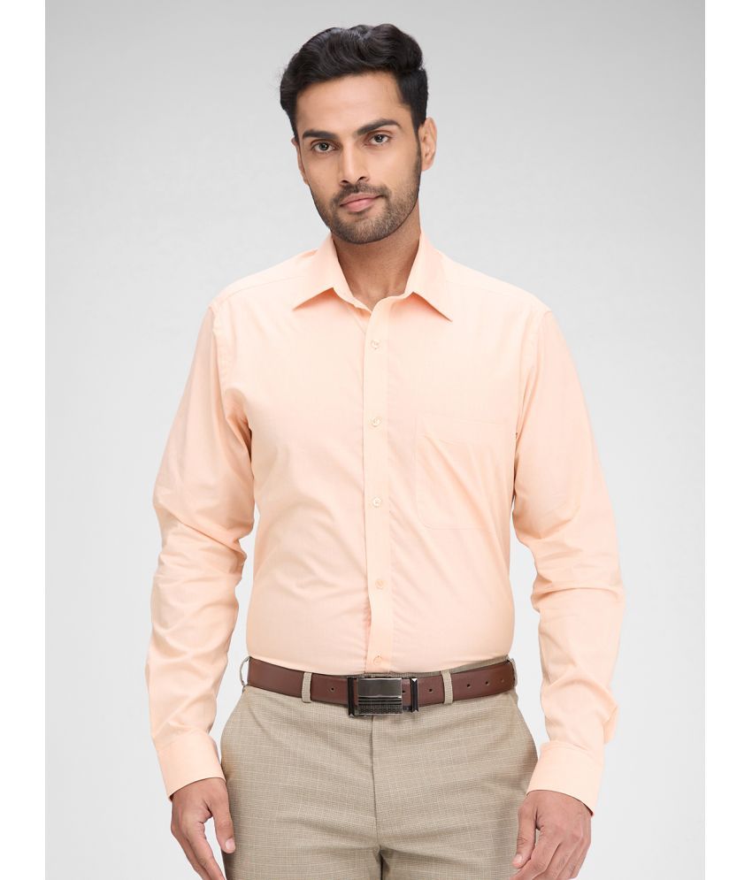     			Raymond Cotton Slim Fit Full Sleeves Men's Formal Shirt - Orange ( Pack of 1 )