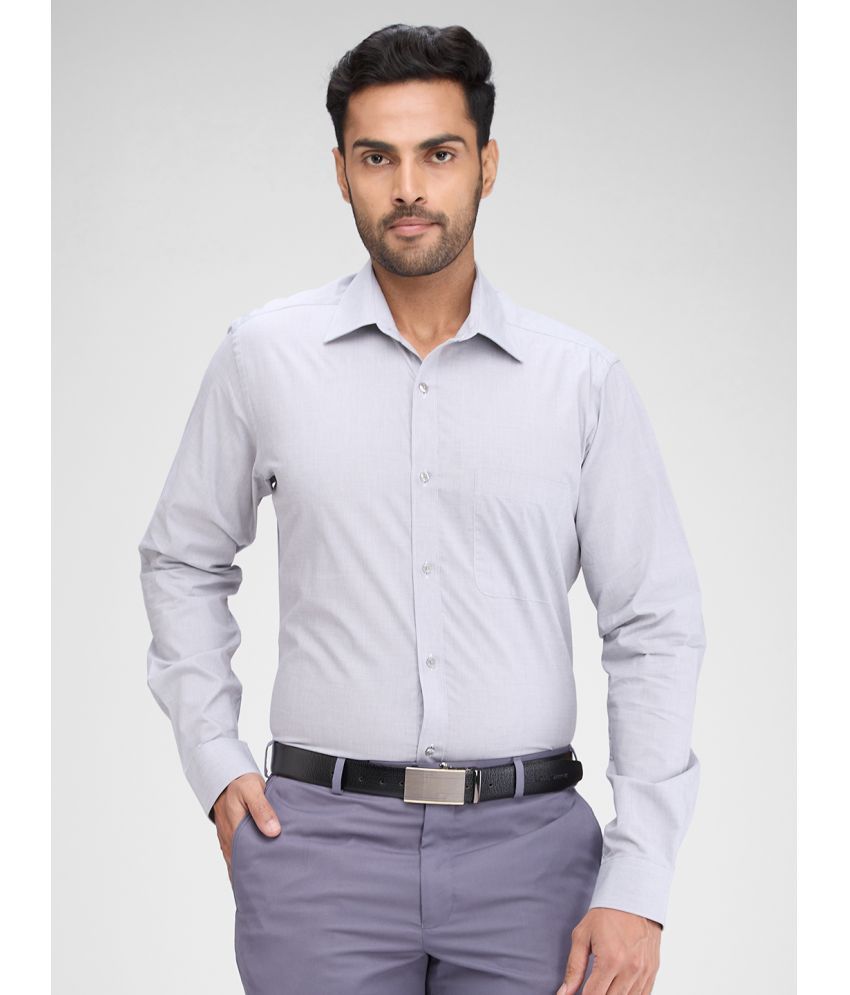     			Raymond Cotton Slim Fit Full Sleeves Men's Formal Shirt - Grey ( Pack of 1 )