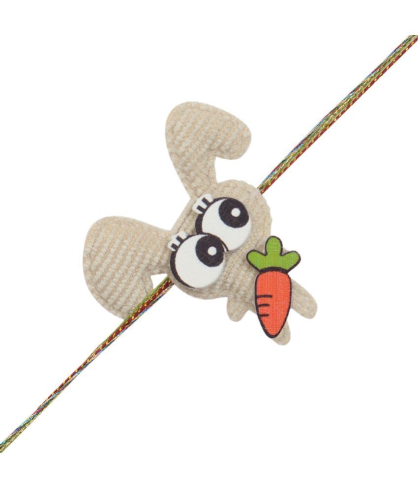     			Arendelle Kid's Rakhi Grey Raksha Bandhan 2024 Pack of 1