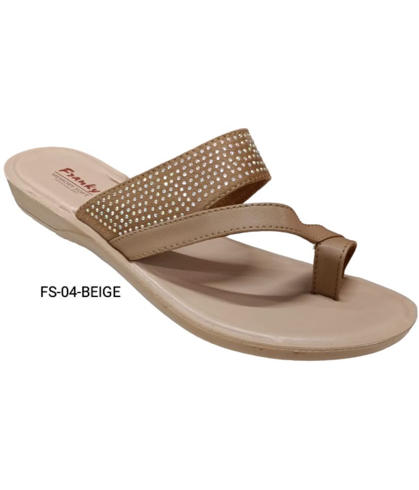     			Franky Beige Women's Slipper