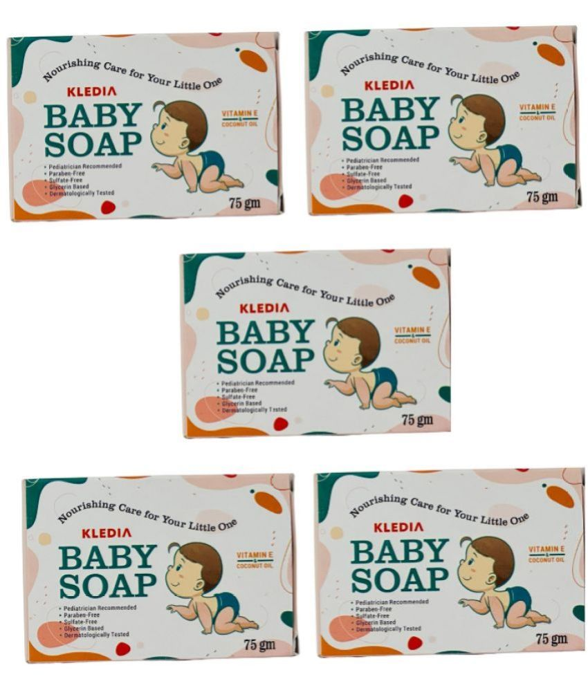     			KLEDIA Herbal/Ayurvedic Baby Soap 375 g ( 5 or more pcs )