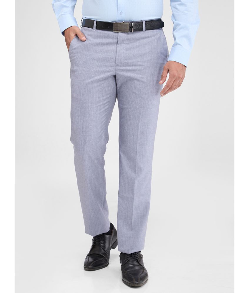     			Park Avenue Regular Flat Men's Formal Trouser - Grey ( Pack of 1 )