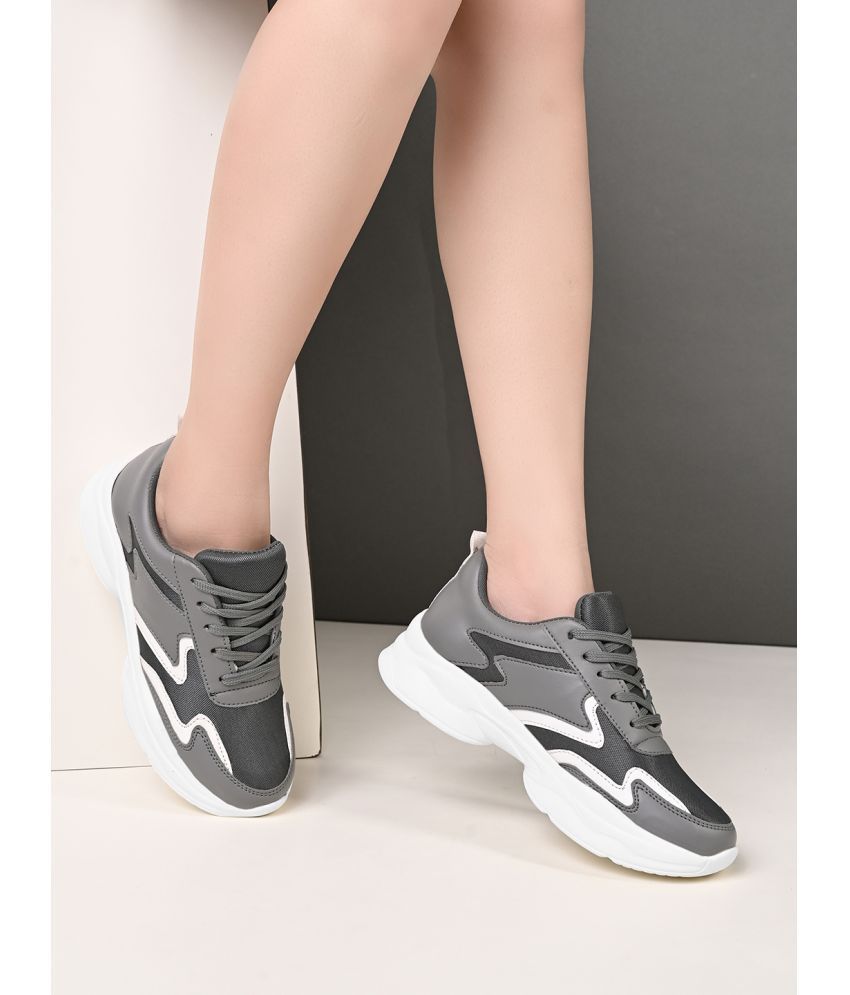     			Fashion Victim Gray Women's Sneakers