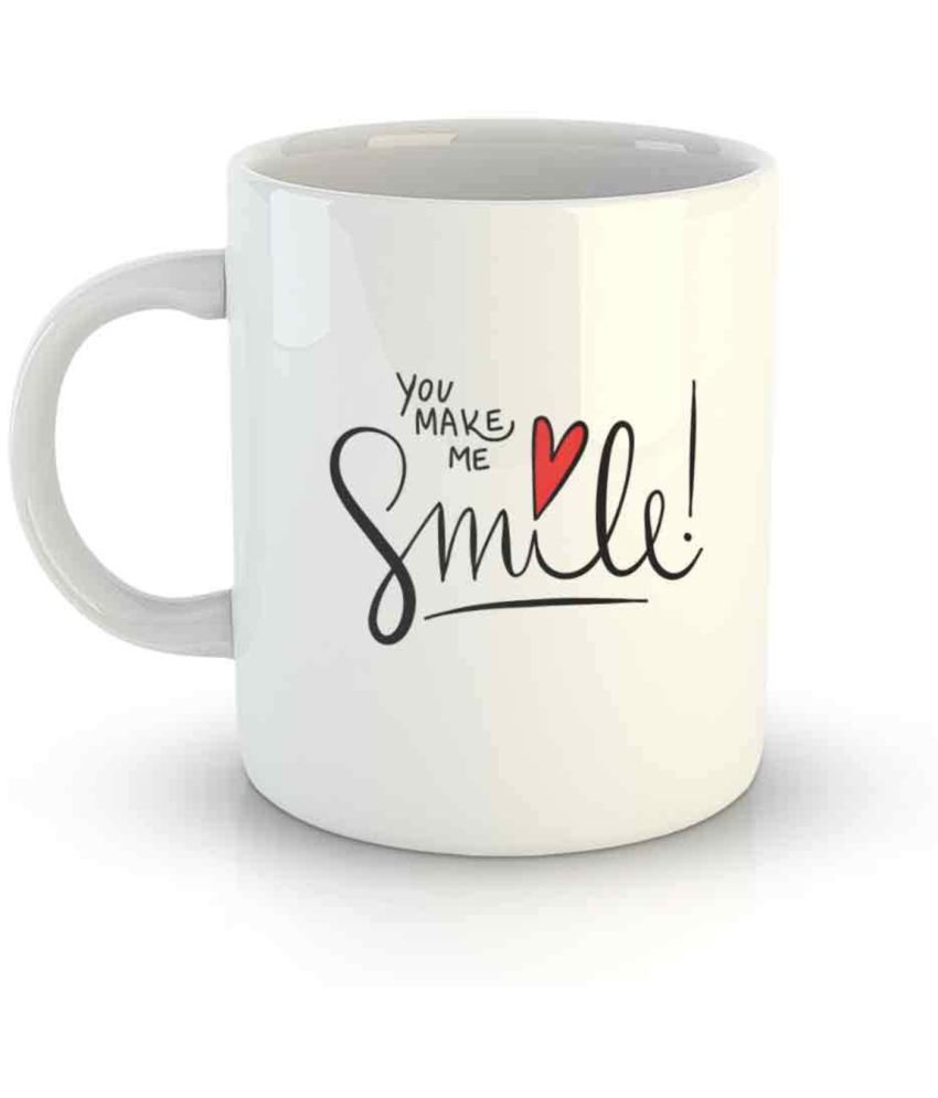     			iKraft Best Valentine Typography Ceramic Coffee Mug 325 mL ( Pack of 1 )