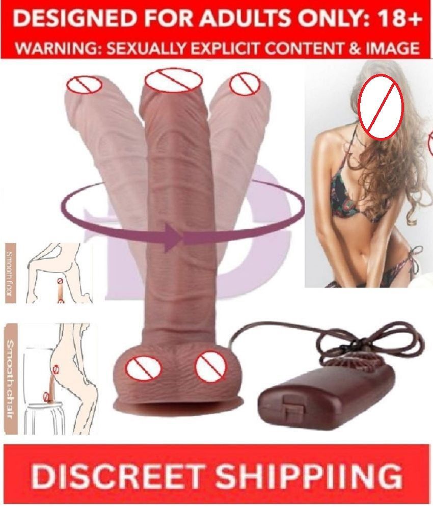     			9.5 INCH CHOCOLATE VIBRATING SUCTION DILDO WITH 360 DEGREE ROTATION FOR WOMEN BY KAMVEDA (LOW PRICE SEX TOYS)