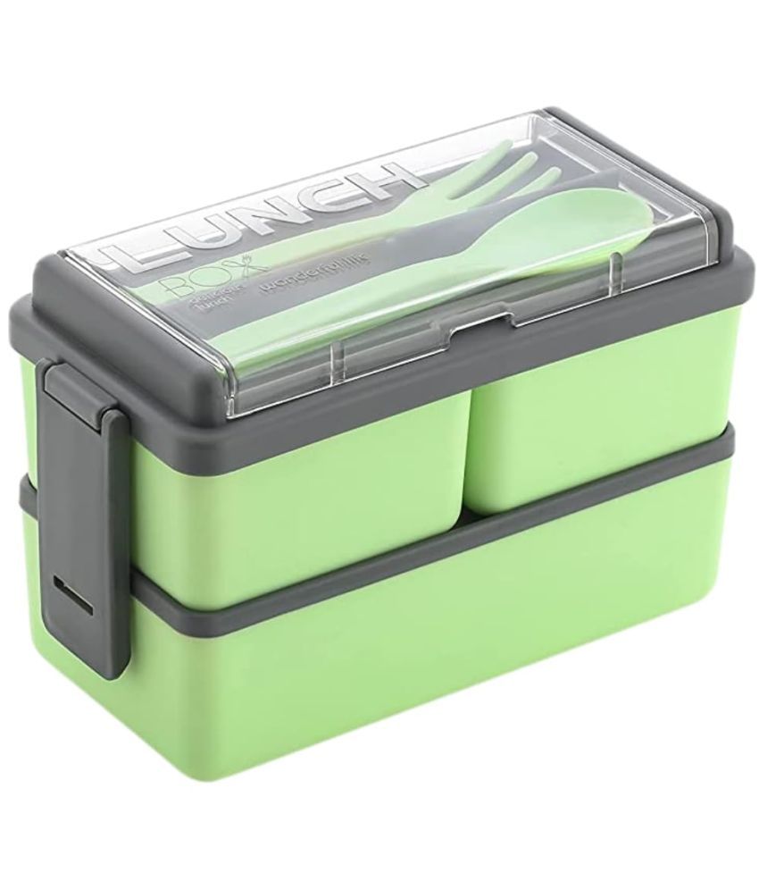     			Anshri Plastic School Lunch Boxes 1 - Container ( Pack of 1 )