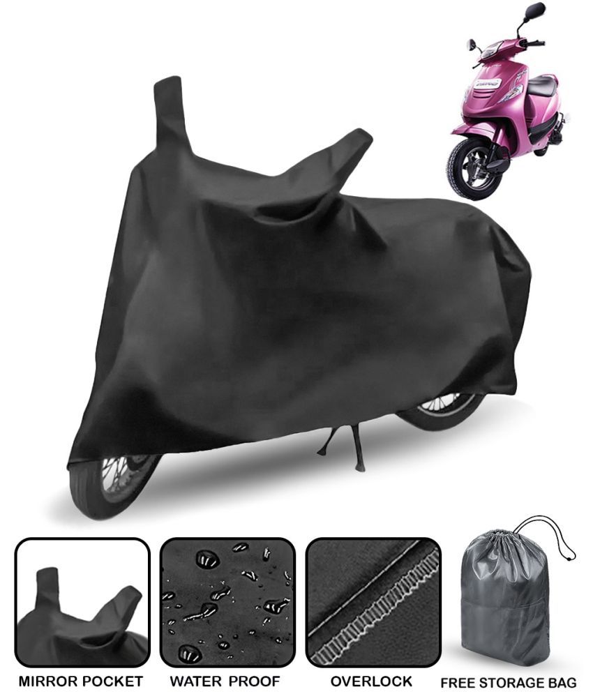     			AutoRetail Bike Body Cover for Mahindra Kine ( Pack of 1 ) , Black