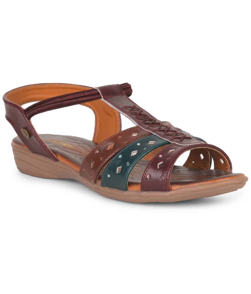     			Bata Brown Women's Flats