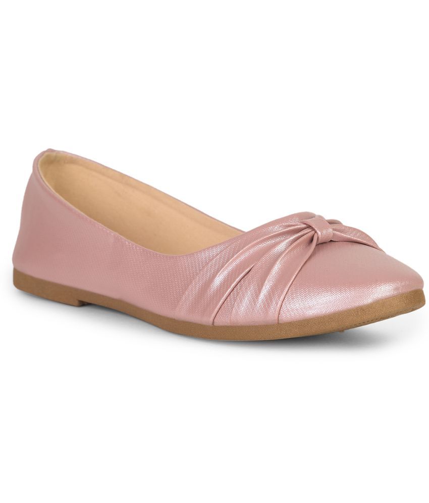     			Bata Pink Women's Casual Ballerinas