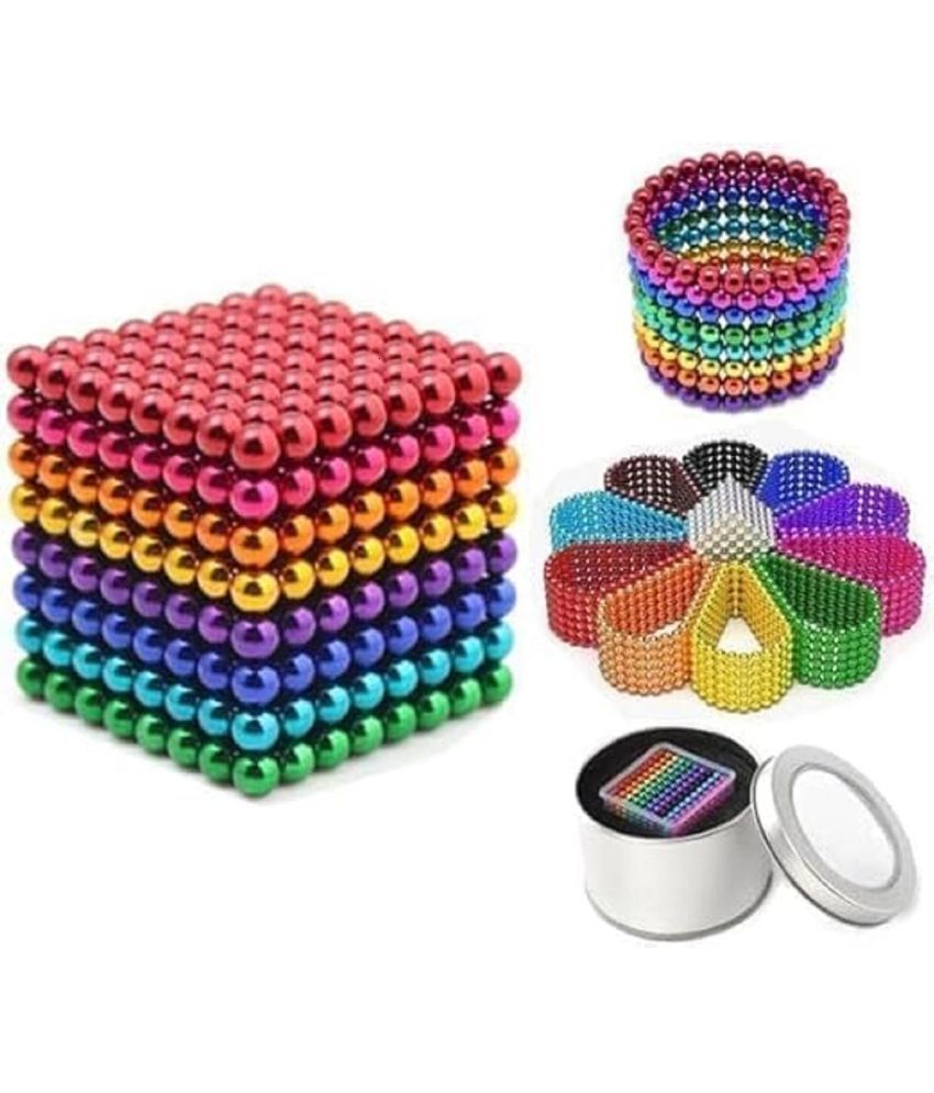     			FEDIFU  Magnetic Balls 216 Pcs Ball Toys for Kids Girls Boys Toddlers Age 5 6 7 8 9 Years Learning Balls Game Set New Trending 6X6 Cube of 6 Colors 5mm Balls