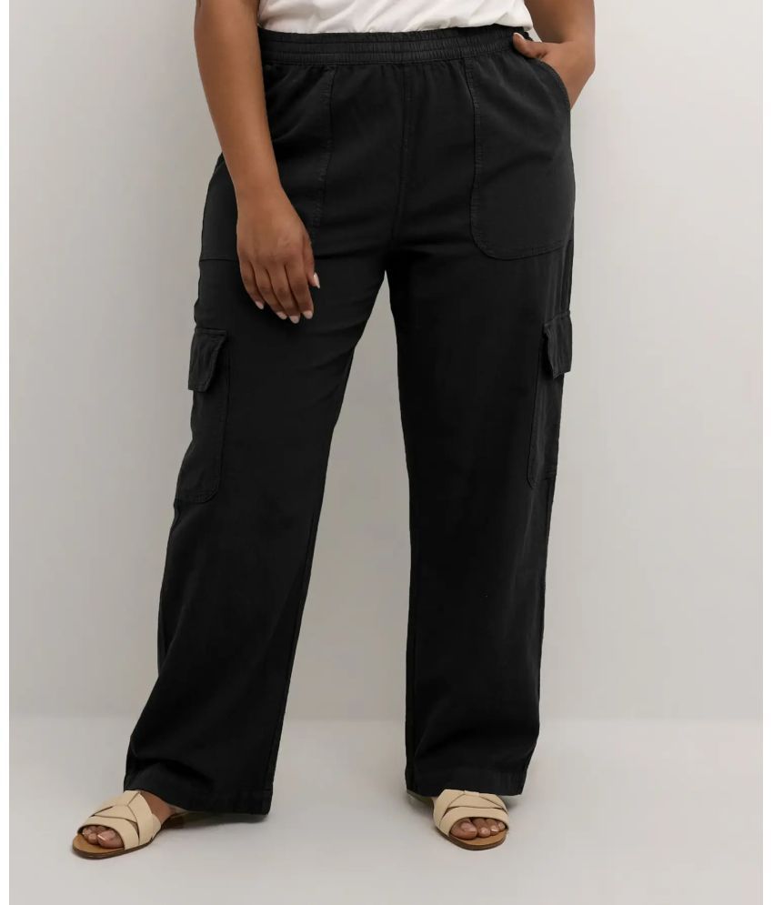     			PP Kurtis Black Lycra Regular Women's Cargo Pants ( Pack of 1 )