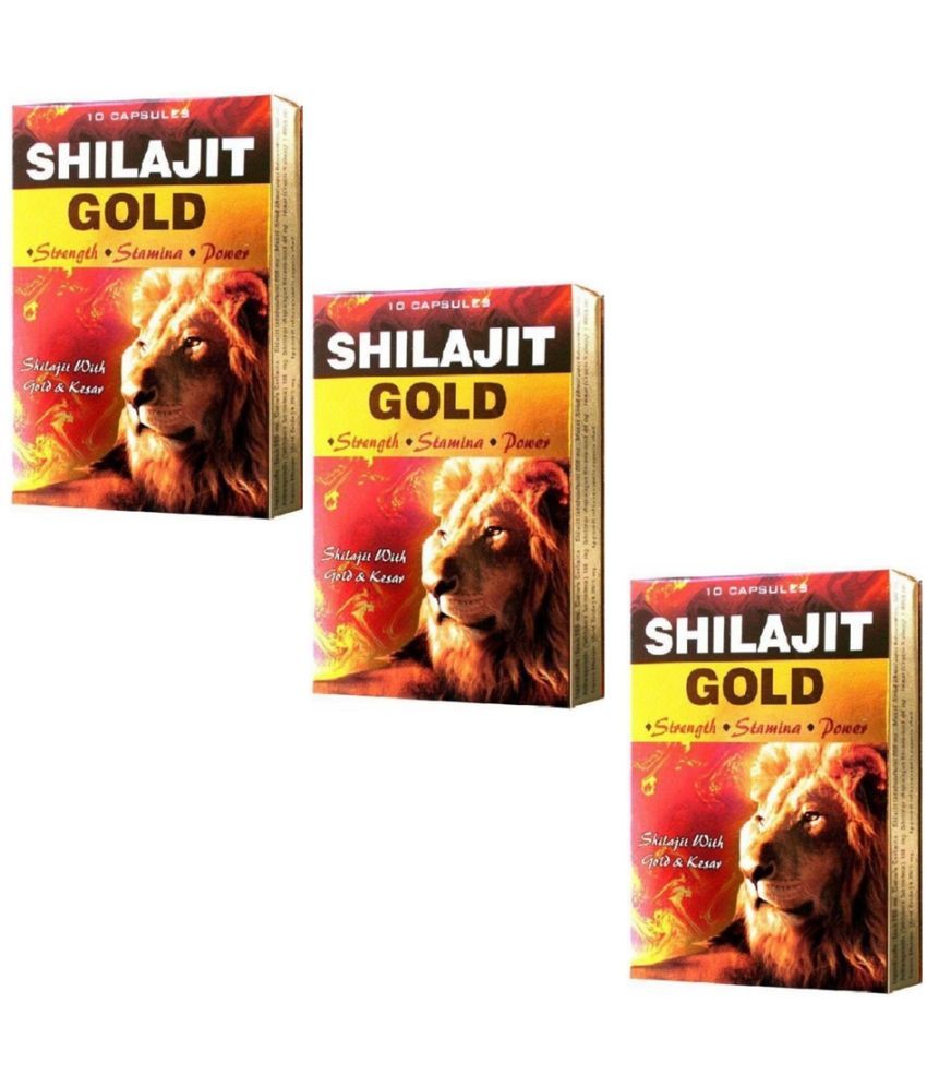     			Syan Deals GG Shilajit Gold Capsule 10 no.s Pack of 3