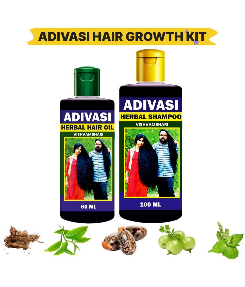     			Vishvambhari Adivasi Harbel Hair oil & shampoo For Smooth and Silky Hair