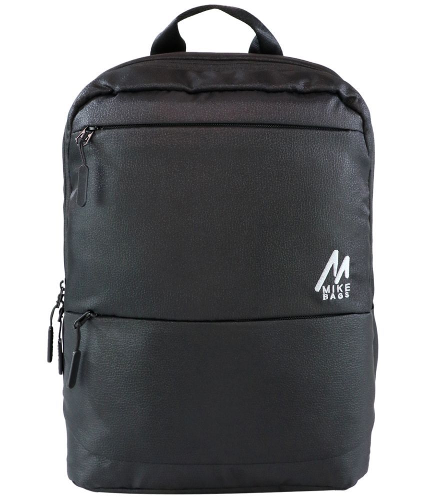     			mikebags Black Polyester Backpack ( 16 Ltrs )