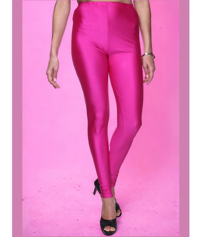     			Colorscube - Pink Lycra Women's Churidar ( Pack of 1 )