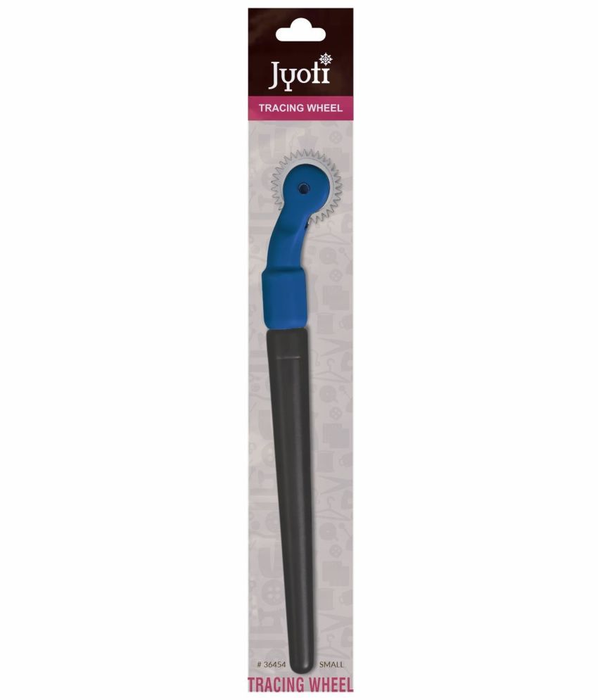     			Jyoti 36451 Tracing Wheel Sewing Tool, Plastic Handle Needle Point Tracing Wheel, Ideal for Leather Craft, Tailoring, Stitching, Alteration, Home, Office, Plastic (Medium) - Pack of 10 Cards