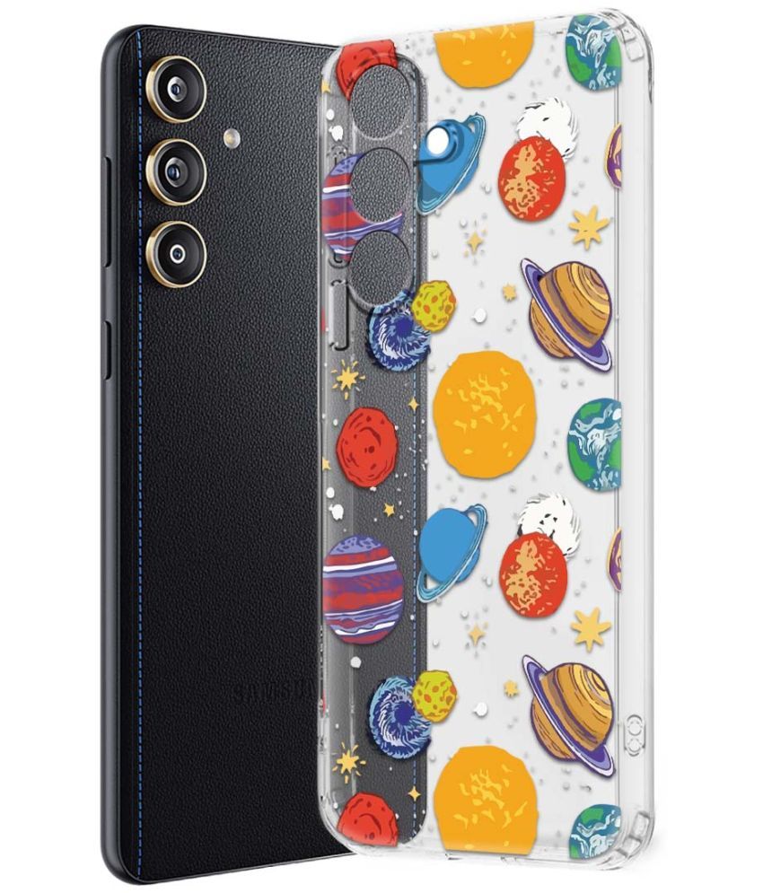     			NBOX Multicolor Printed Back Cover Silicon Compatible For Samsung Galaxy F55 5G ( Pack of 1 )