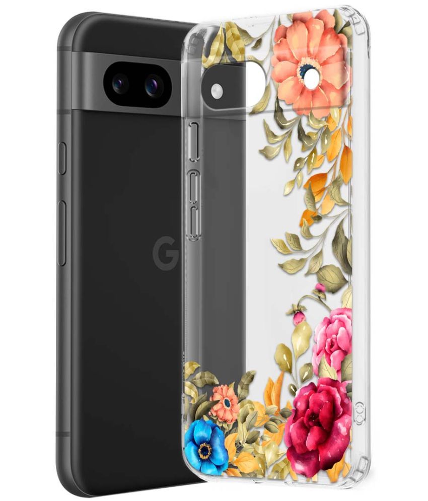     			NBOX Multicolor Printed Back Cover Silicon Compatible For Google Pixel 8a ( Pack of 1 )