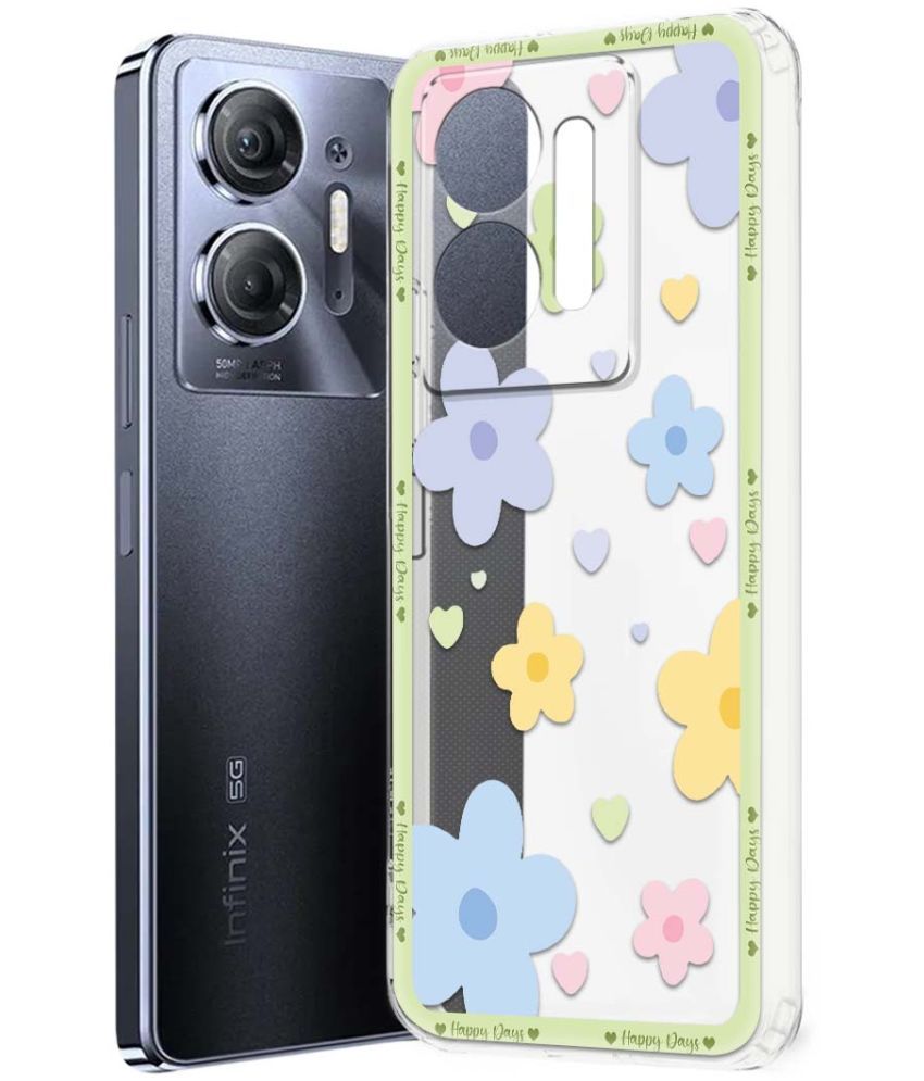     			NBOX Multicolor Printed Back Cover Silicon Compatible For Infinix Hot 30 5G ( Pack of 1 )