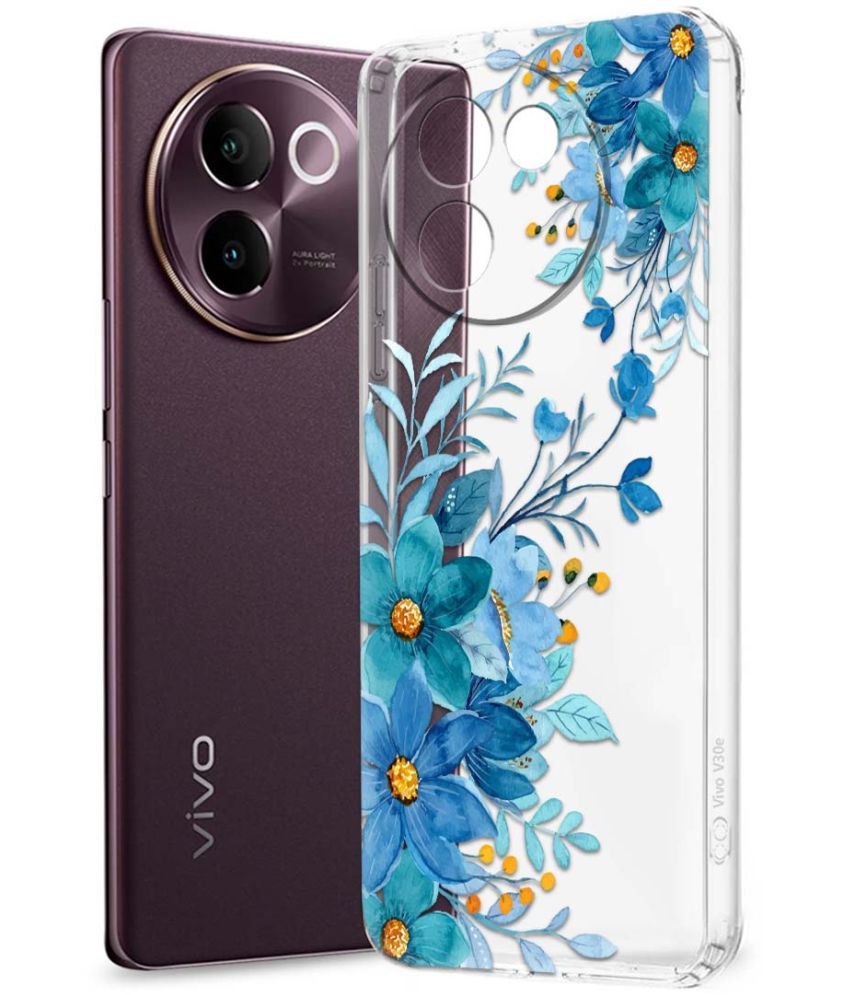     			NBOX Multicolor Printed Back Cover Silicon Compatible For Vivo V30e 5G ( Pack of 1 )