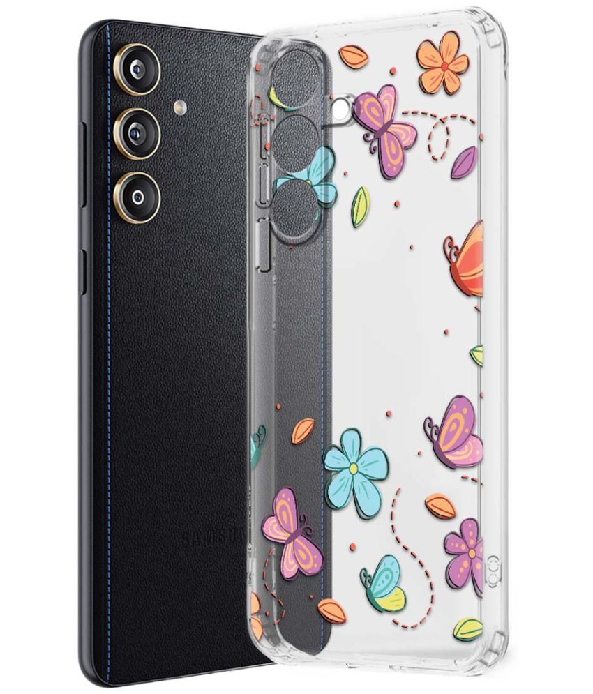     			NBOX Multicolor Printed Back Cover Silicon Compatible For Samsung Galaxy F55 5G ( Pack of 1 )