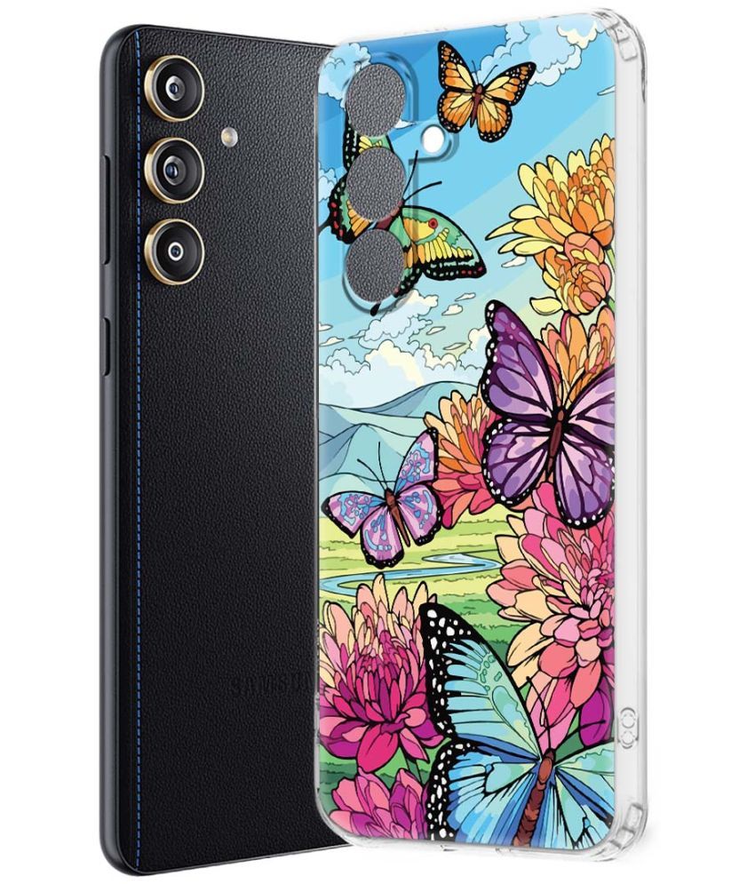     			NBOX Multicolor Printed Back Cover Silicon Compatible For Samsung Galaxy F55 5G ( Pack of 1 )