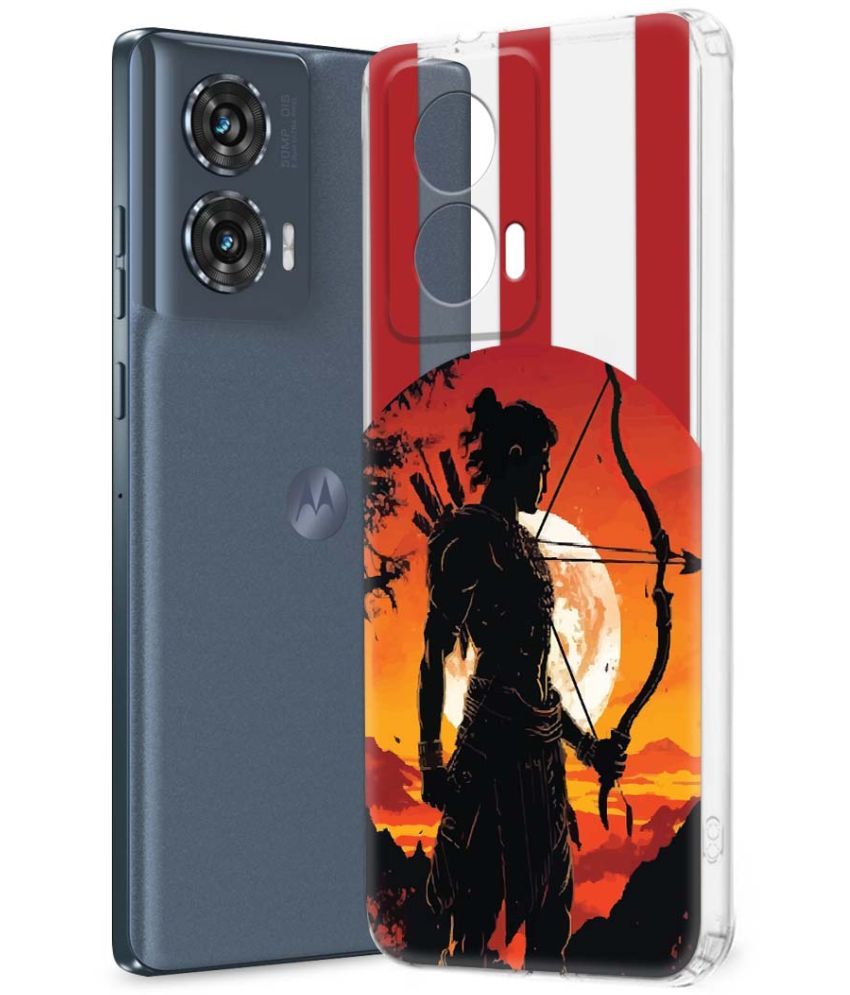     			NBOX Multicolor Printed Back Cover Silicon Compatible For Moto Edge 50 Fusion ( Pack of 1 )