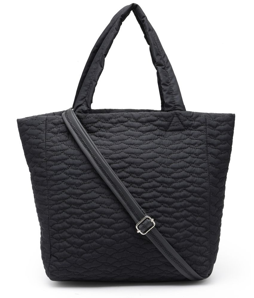     			Anekaant Black Polyster Sling Bag