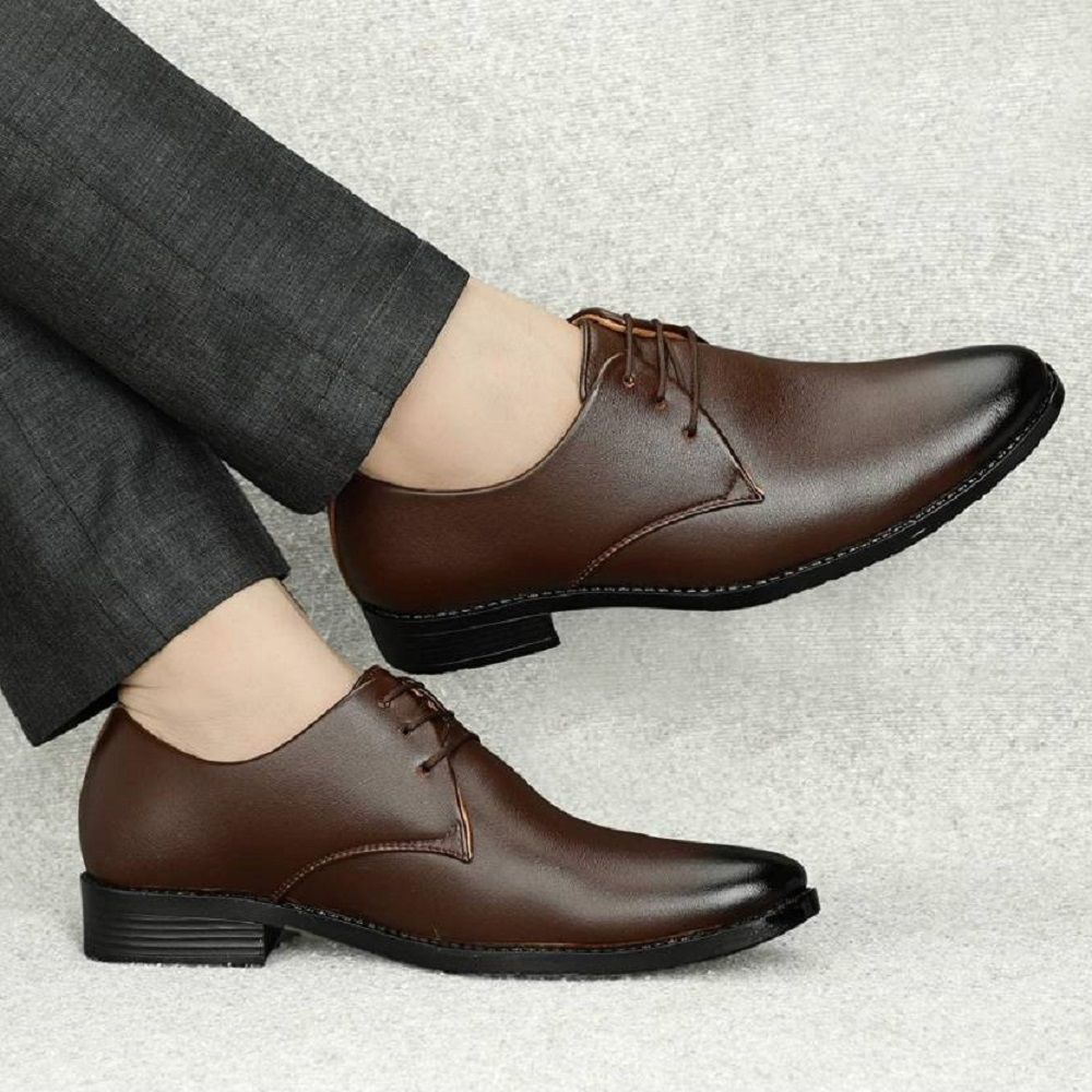     			Deals4you Brown Men's Derby Formal Shoes