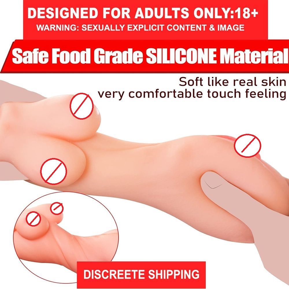     			Half Body Mini Doll Silicone Pocket Pussy Sex Mini Doll With Breast  For Masturbation Toy By - Kamveda