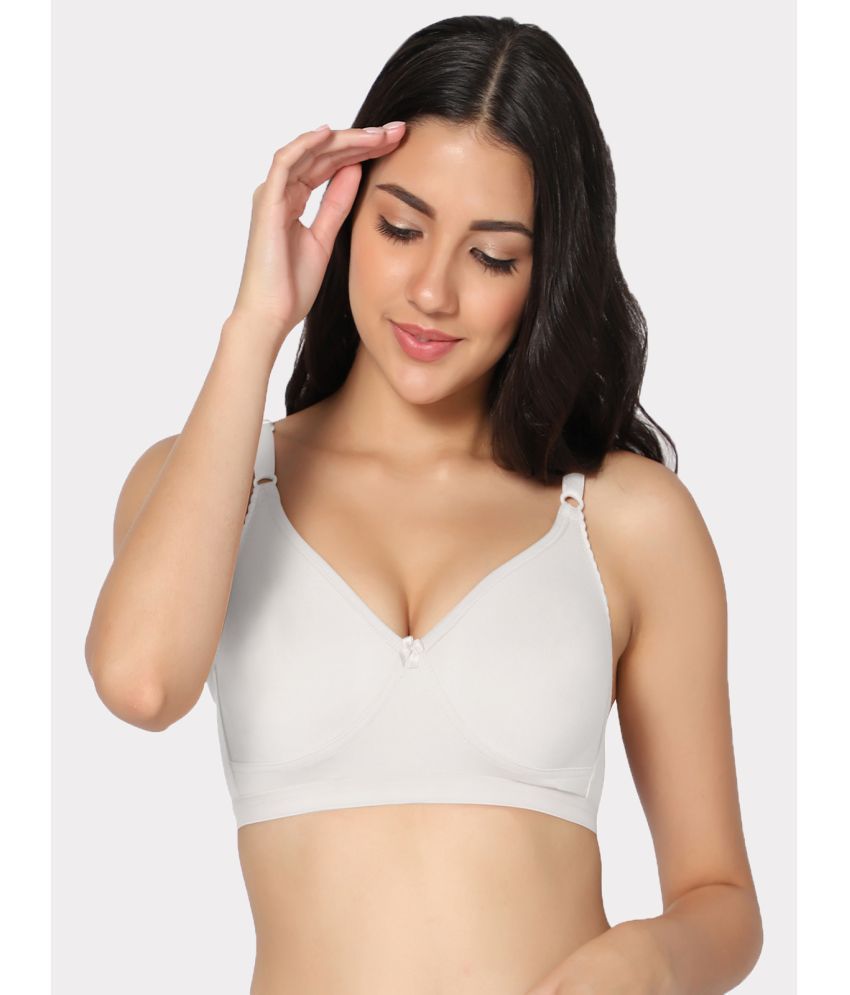     			IN CARE LINGERIE White Cotton Non Padded Women's Everyday Bra ( Pack of 1 )