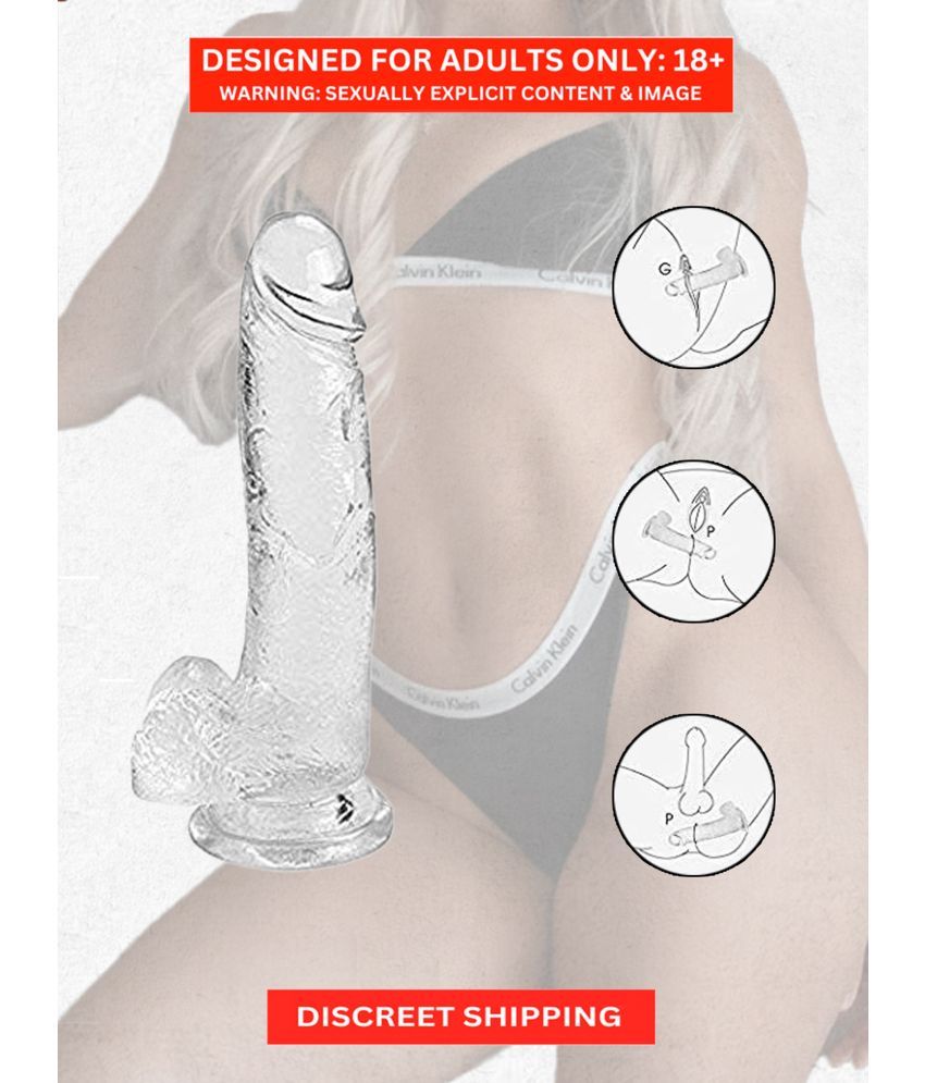     			KnightRiders-Wall Dildo- Dildo Buy 6 inch Total Length Stretchable and Realistic | Strong Suction Cup Transparent