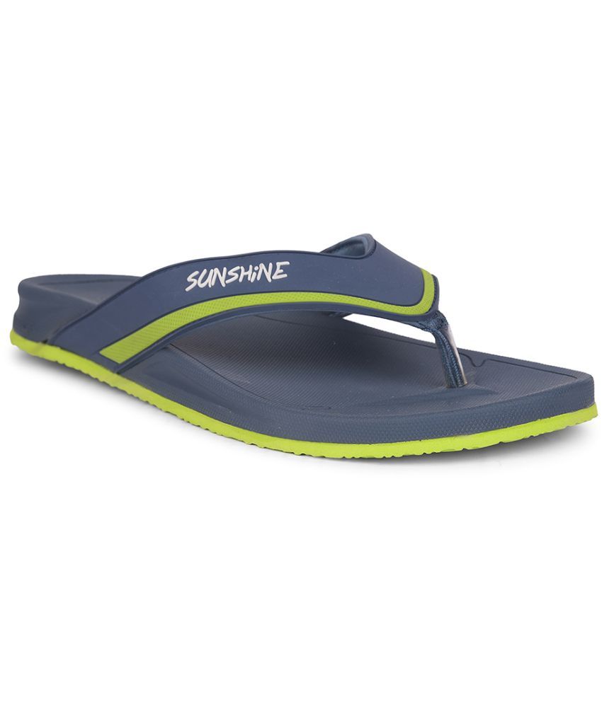     			Sunshine Blue Men's Thong Flip Flop