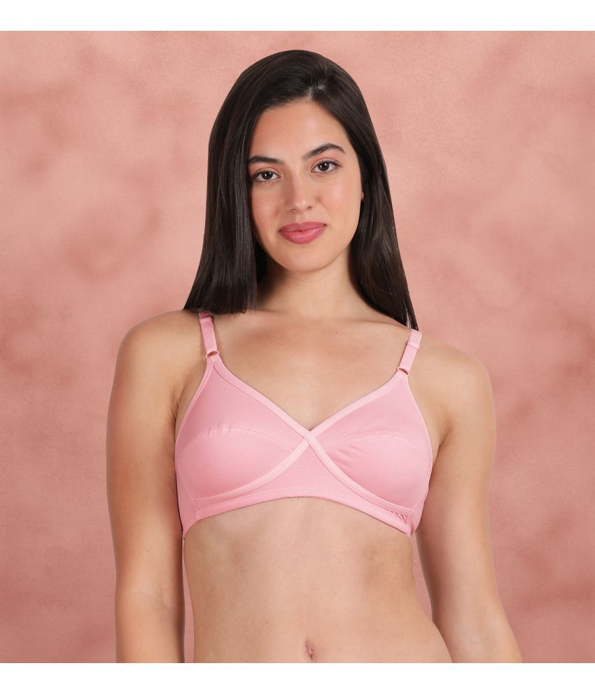     			Susie Pink Cotton Non Padded Women's Everyday Bra ( Pack of 1 )