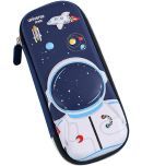 FEDIFU  3D Cover EVA Space Astronaut Theme Pencil Case Large Capacity Pencil Pouch Bag Compass School Pouch Organizer for Students Kids Premium Stylish Pen Holder Pouch Stationery Box (Pencil case)