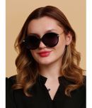 Sunnies Black Round Sunglasses ( Pack of 1 )