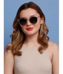 Sunnies Gold Round Sunglasses ( Pack of 1 )