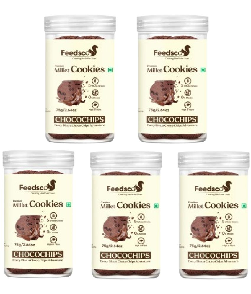     			Feedsco Chocochips Cookies 75 g Pack of 5