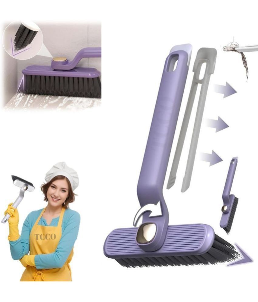     			Gatih Hard Bristle Cleaning Brush All Purpose Cleaner Block 360 Degree Rotating Dead Corners Crevice Gap Brush 1 no.s