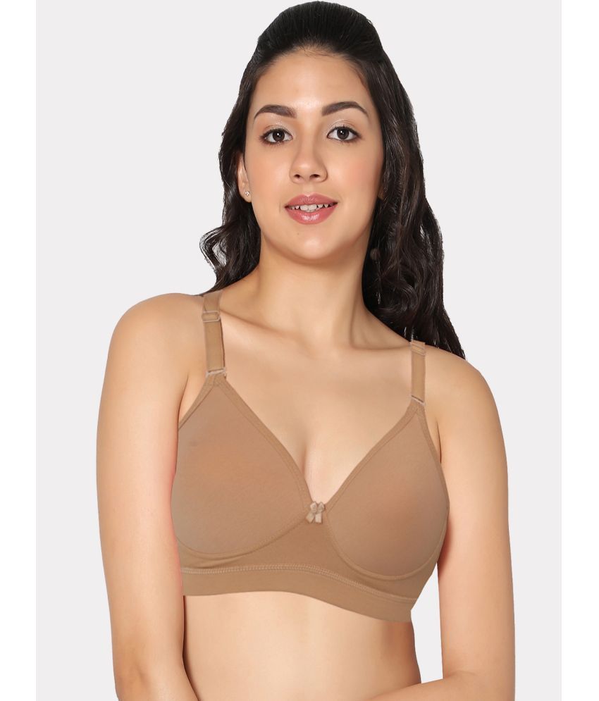     			IN CARE LINGERIE Beige Cotton Blend Lightly Padded Women's T-Shirt Bra ( Pack of 1 )