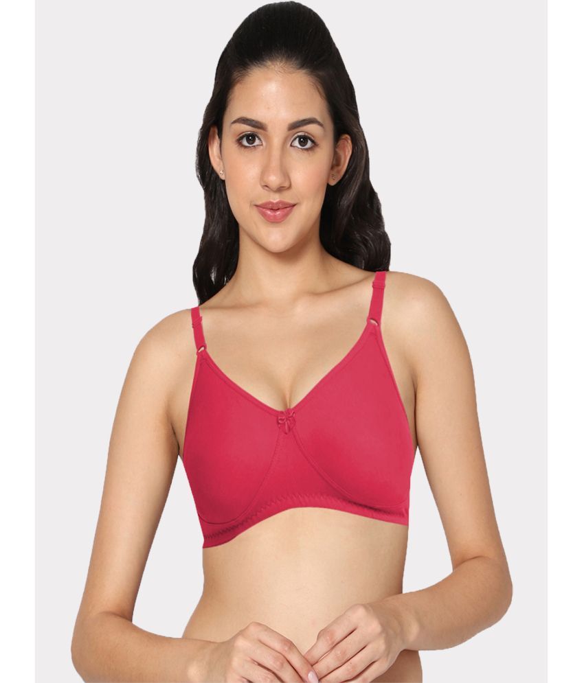     			IN CARE LINGERIE Coral Cotton Lightly Padded Women's T-Shirt Bra ( Pack of 1 )